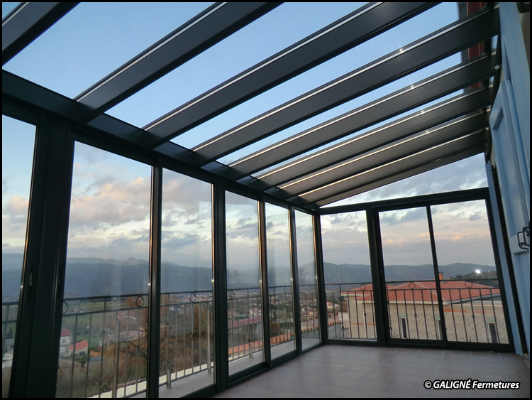 Verandas aluminium galigné fermetures Couleur désign Véranda